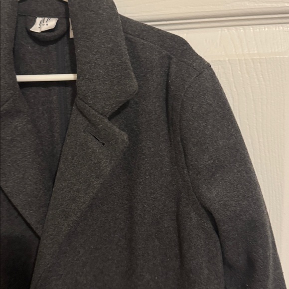Gap Kids Boys Wool Blend Grey Top Coat Single Breasted Sz. S - Picture 8 of 13